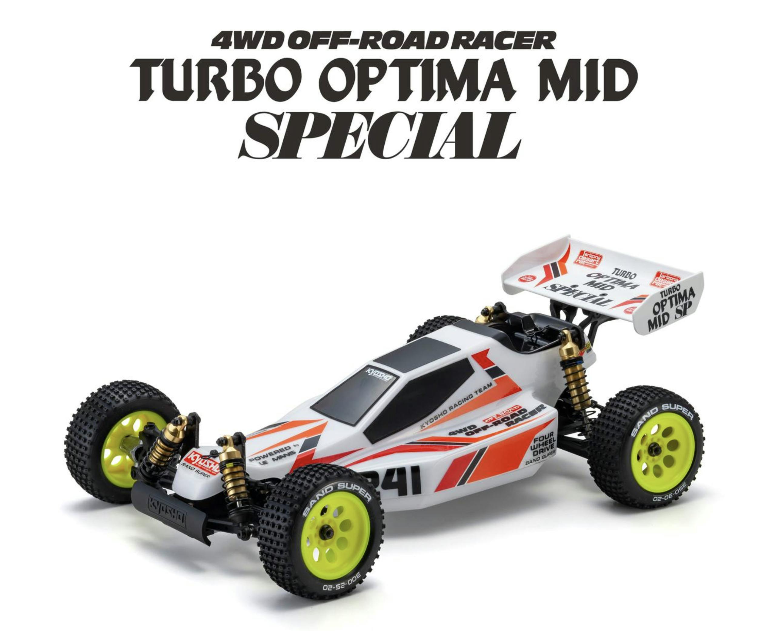 K.30623B - Kyosho Turbo Optima Mid Special (TOMS) - 4WD 1:10 Kit